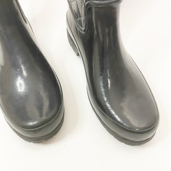 SPERRY TOPSIDER Nellie Black Quilted Rain Boots - Picture 8 of 12